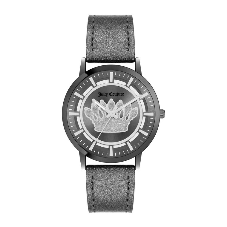 Gunmetal Modny Zegarek Damski Juicy Couture