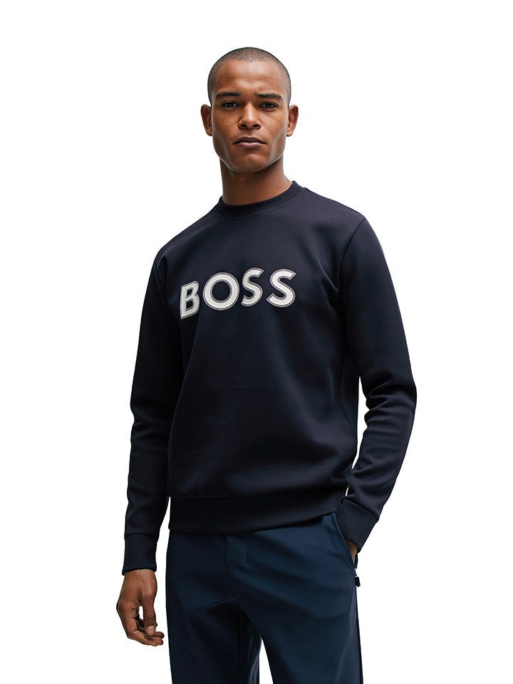 Hugo Boss Bluza w kolorze granatowym