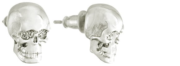 Kolczyki czaszki (P11565AG)