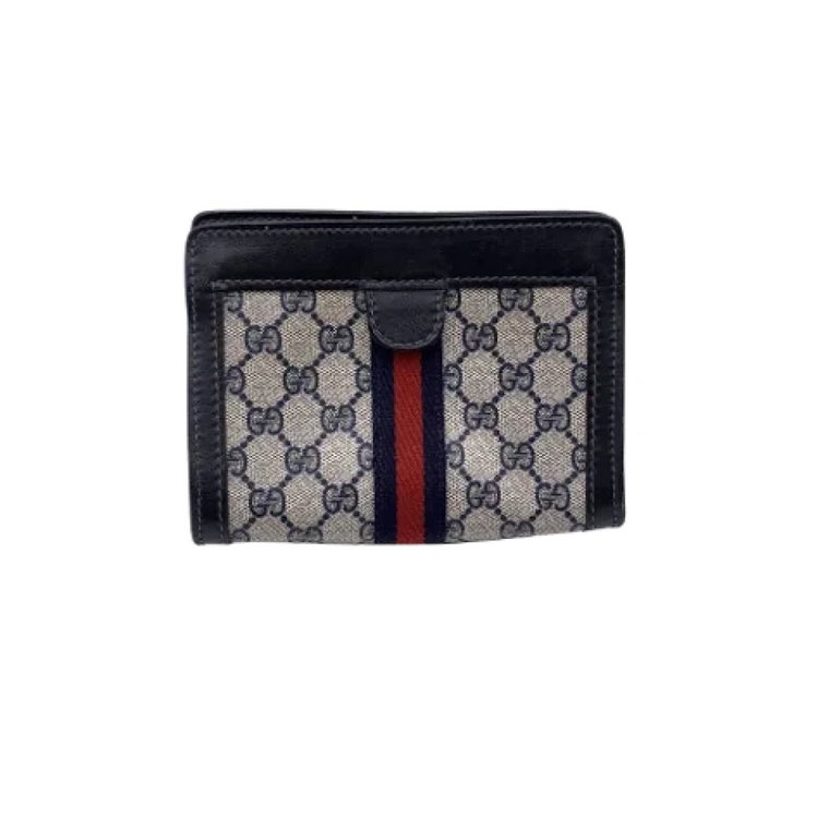 Pre-owned Canvas clutches Gucci Vintage