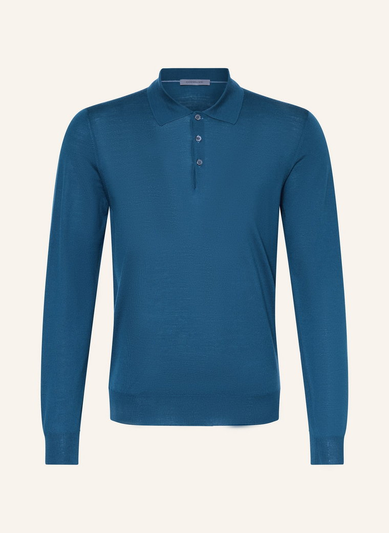 Corneliani Koszulka Polo Z Dzianiny blau