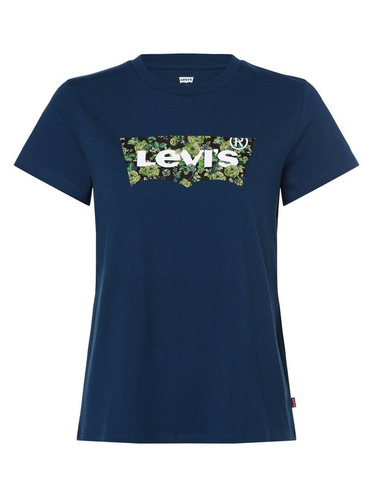 Levi's - T-shirt damski, niebieski