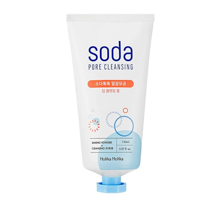 Holika Holika Soda Pore Cleansing pianka do mycia twarzy z peelingiem 150ml