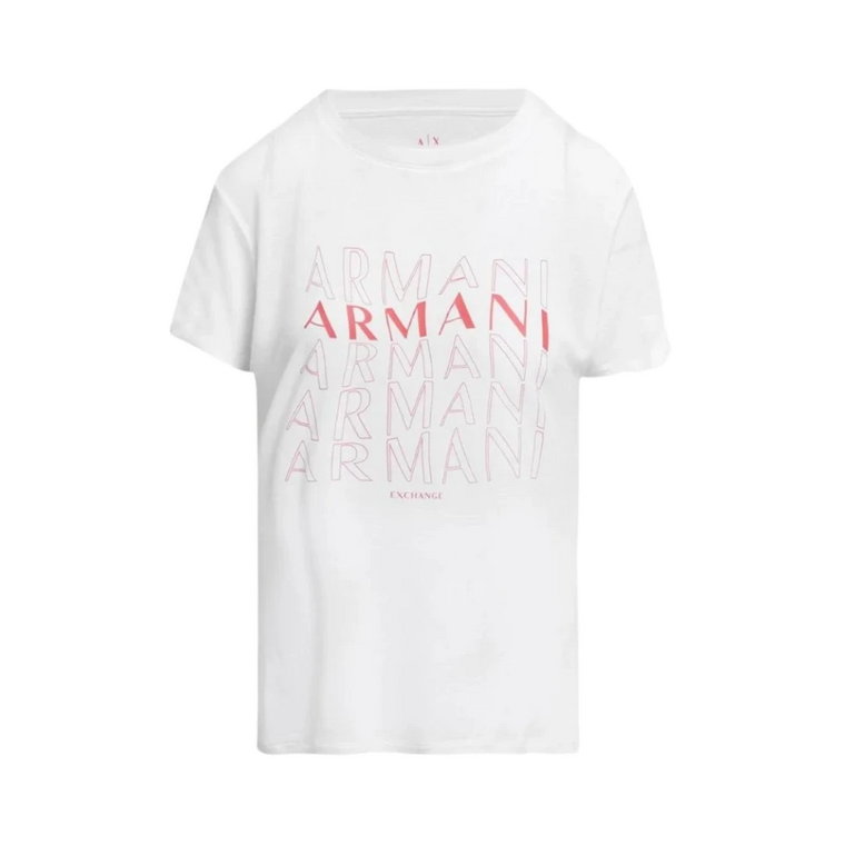 Podstawowy T-shirt Styl Casual Armani Exchange
