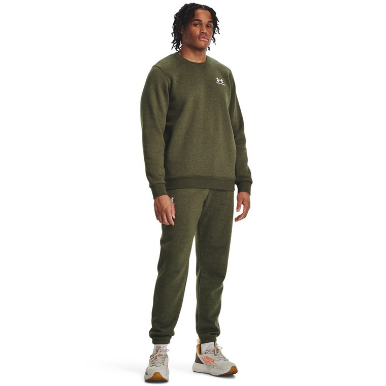 Męskie spodnie dresowe Under Armour UA Essential Fleece Jogger - khaki