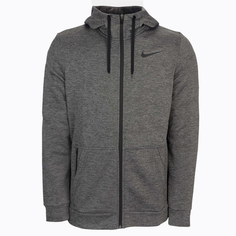 Bluza męska Nike Therma Hoodie Full Zip charcoal heather/black