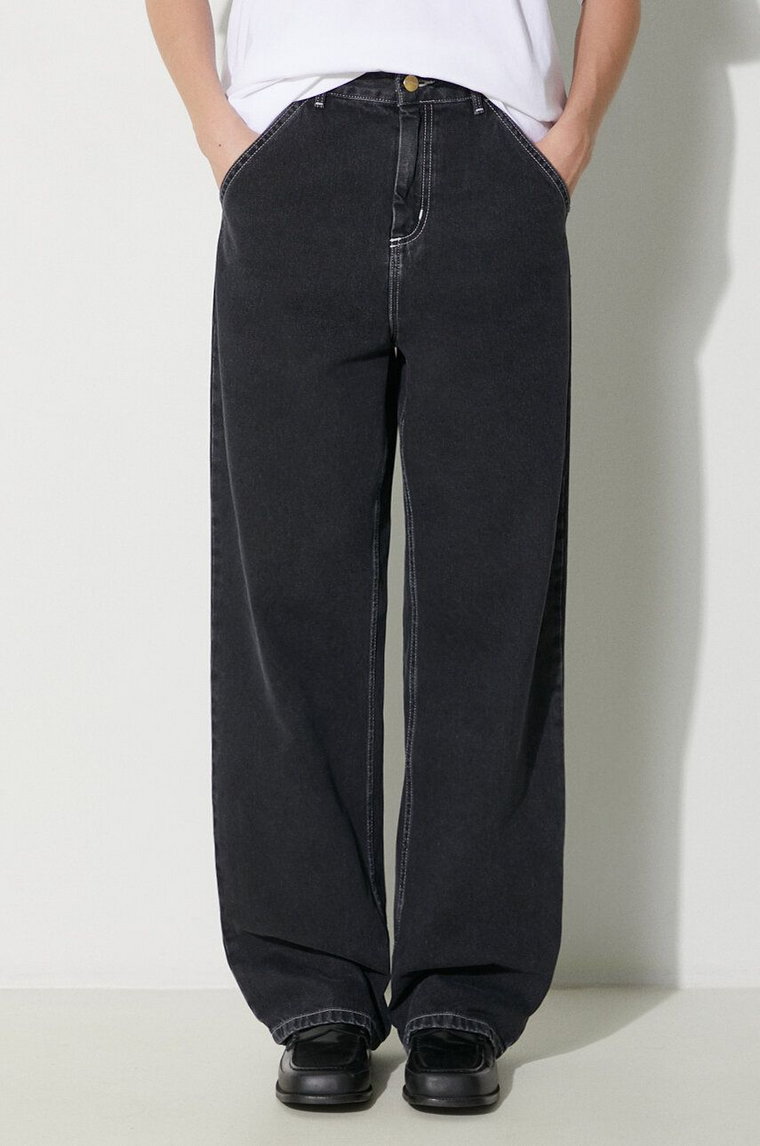 Carhartt WIP jeansy Simple Pant damskie medium waist I031924.8906