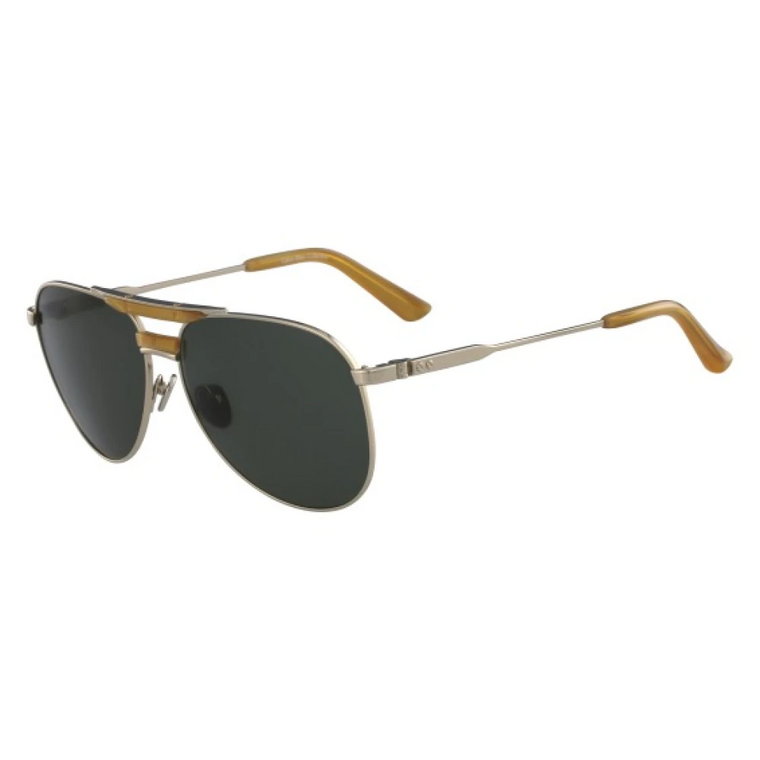 Okulary Ck8050S-714 Złoto Zielone Calvin Klein