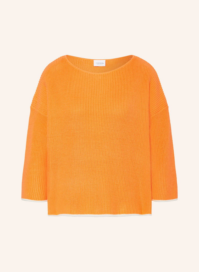 Comma Casual Identity Sweter Z Rękawem 3/4 orange