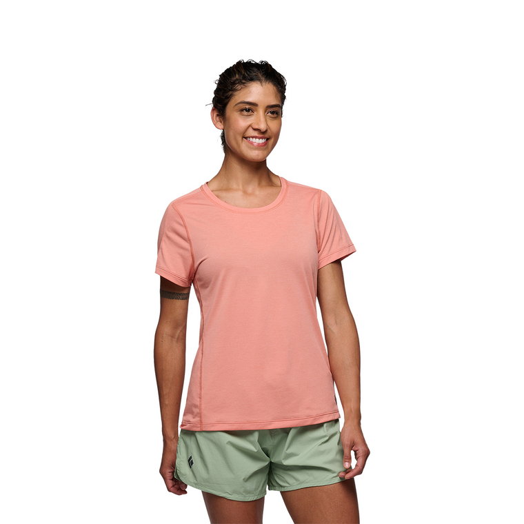 Damska koszulka z krótkim rękawem Black Diamond Lightwire Short Sleeve Tech Tee himalayan salt - S