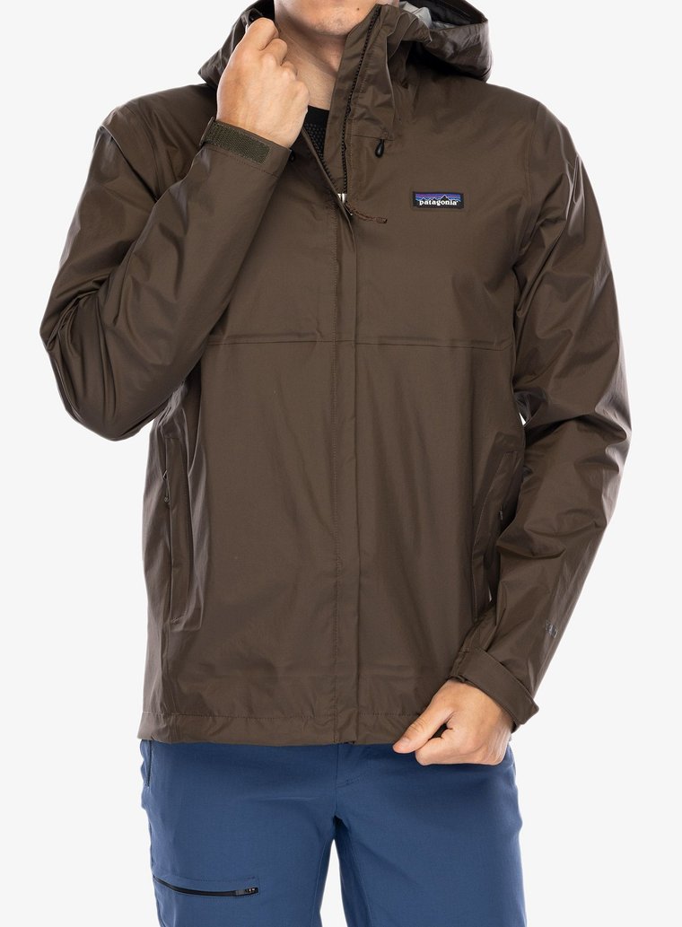 Kurtka z membraną Patagonia Torrentshell 3L Jacket - dark walnut