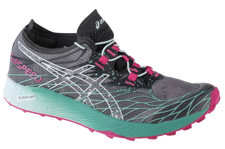 ASICS Fujispeed 1012B176-001, Damskie, Czarne, buty do biegania, tkanina, rozmiar: 37,5