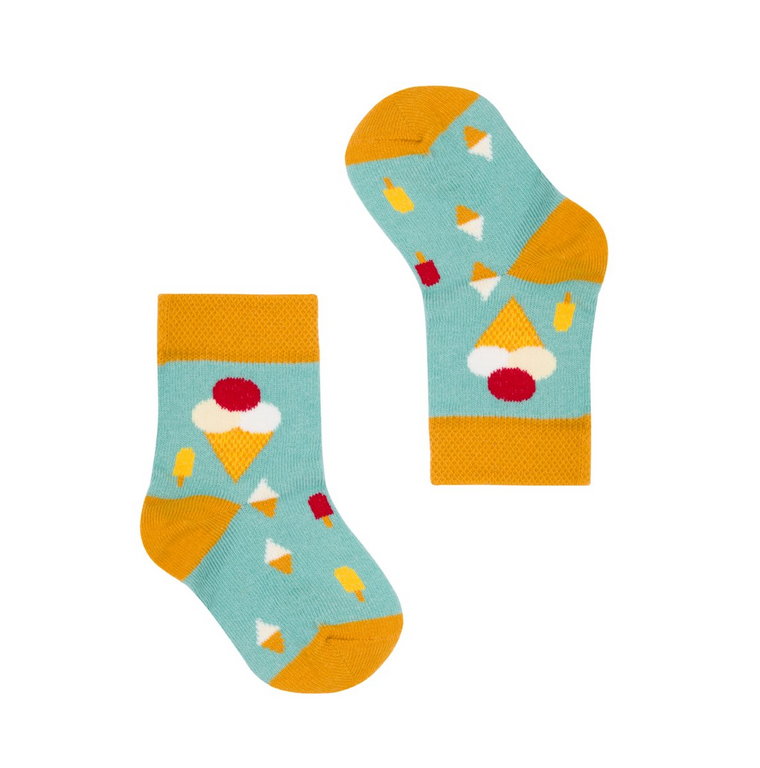 FAVES. Socks&Friends, Skarpety niemowlęce, Lody, rozmiar 14-19