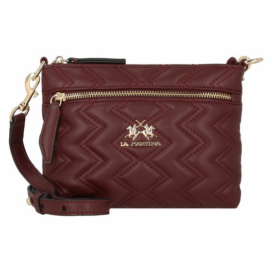 La Martina Torba na ramię Angelina 21 cm burgundy