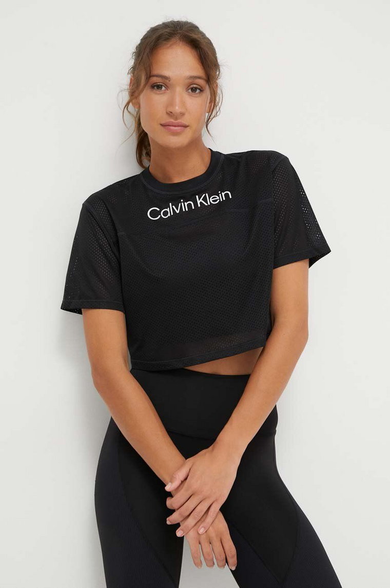 Calvin Klein Performance t-shirt treningowy kolor czarny