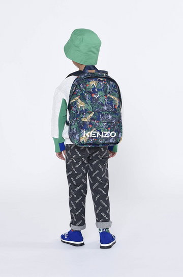 Kenzo Kids plecak dziecięcy duży wzorzysty