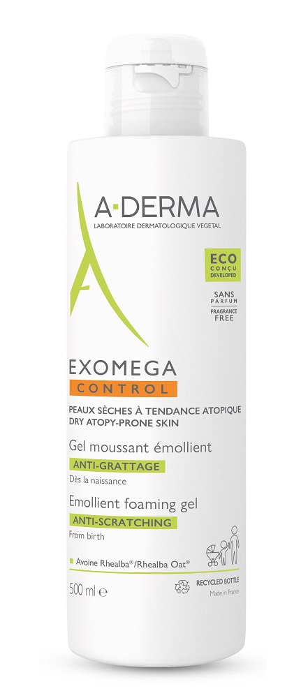 A-Derma Exomega Control Pieniący się żel-emolient