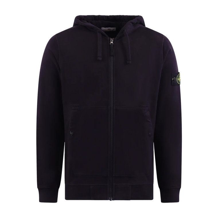 Wielofunkcyjny Zip-through Sweatshirt dla Mężczyzn Stone Island