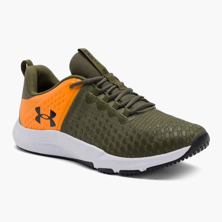 Buty treningowe męskie Under Armour Charged Engage 2 marine od green/formula orange/black