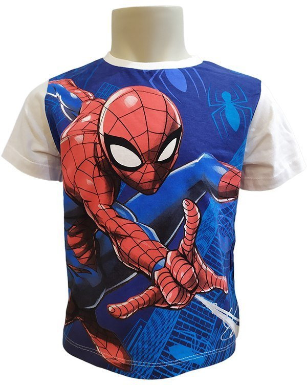 Koszulka Spiderman T-Shirt Chłopięcy Marvel R98 3Y