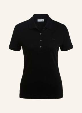 Lacoste Koszulka Polo Z Piki Slim Fit schwarz