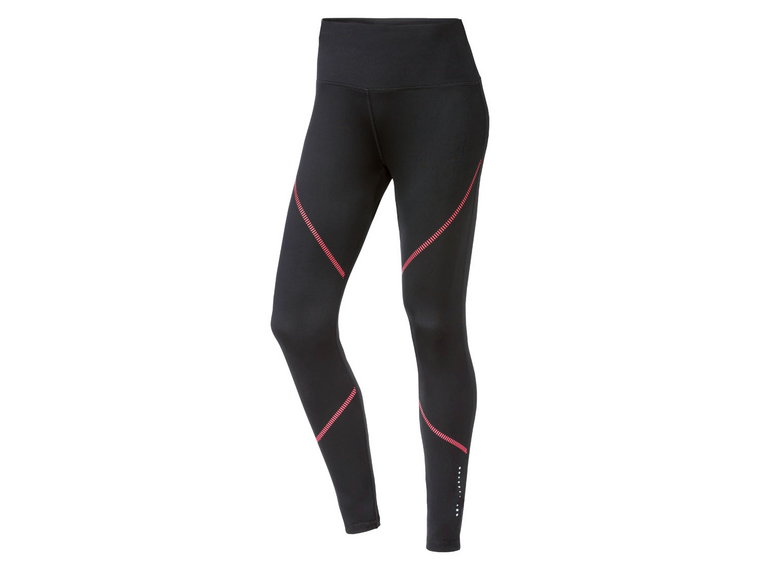 CRIVIT Legginsy sportowe damskie (S (36-38), Czarny)