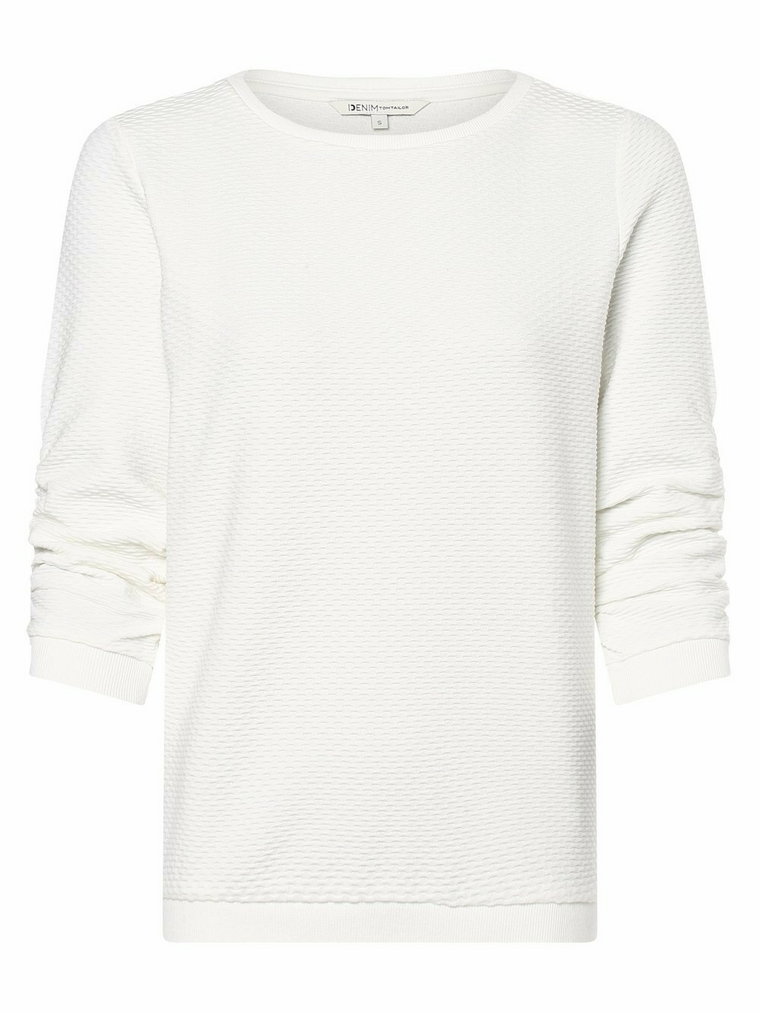 Tom Tailor Denim - Damska bluza nierozpinana, biały