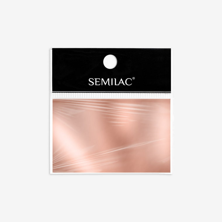03 Semilac Nail transfer foil Rose Gold