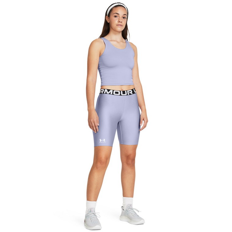 Damskie kolarki treningowe Under Armour UA HG 8in Short - fioletowe