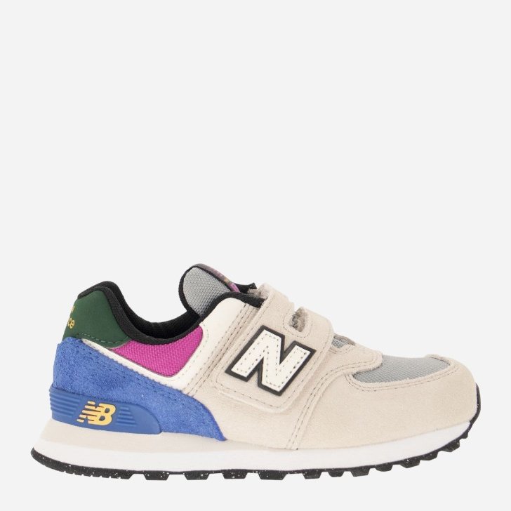 Buty sportowe dziecięce dla dziewczynki New Balance 574 IV574CP1 20 (4US) Wielokolorowe (196307205764). Buty sportowe dziewczęce