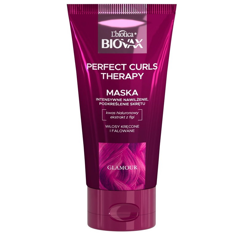 Biovax Glamour Perfect Curls Therapy Intensywnie nawilżająca maska do włosów