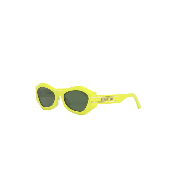 Żółto-pomarańczowe okulary przeciwsłoneczne Ss23 dla kobiet Dior