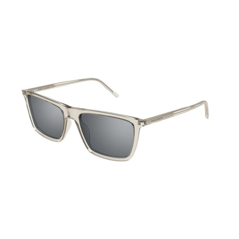 Beige Silver Okulary SL 668 Saint Laurent