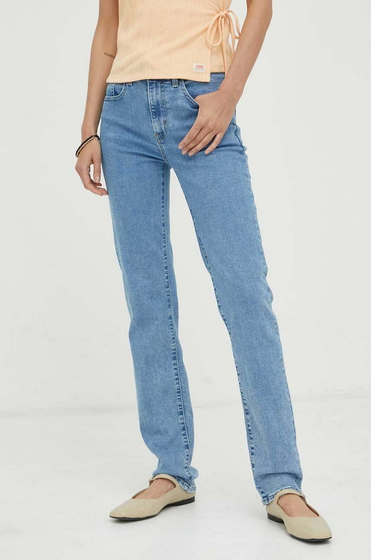 Levi's jeansy 724 damskie high waist