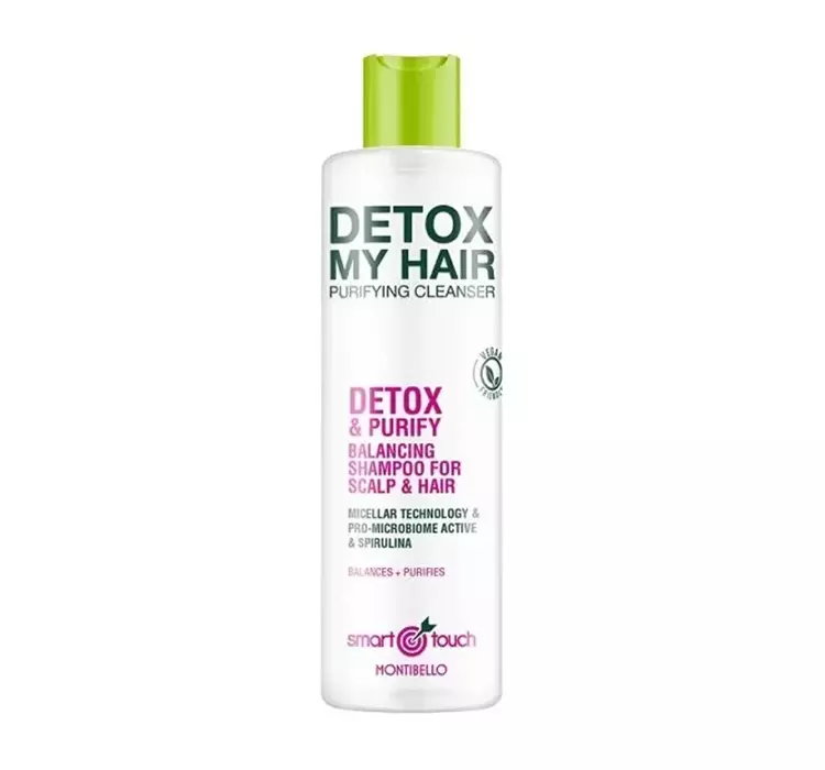 MONTIBELLO SMART TOUCH DETOX MY HAIR MICELARNY SZAMPON DO WŁOSÓW PRZETŁUSZCZAJĄCYCH SIĘ 300G