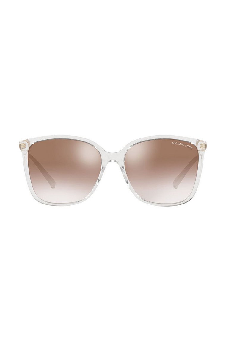 Michael Kors okulary przeciwsłoneczne AVELLINO damskie kolor biały 0MK2169