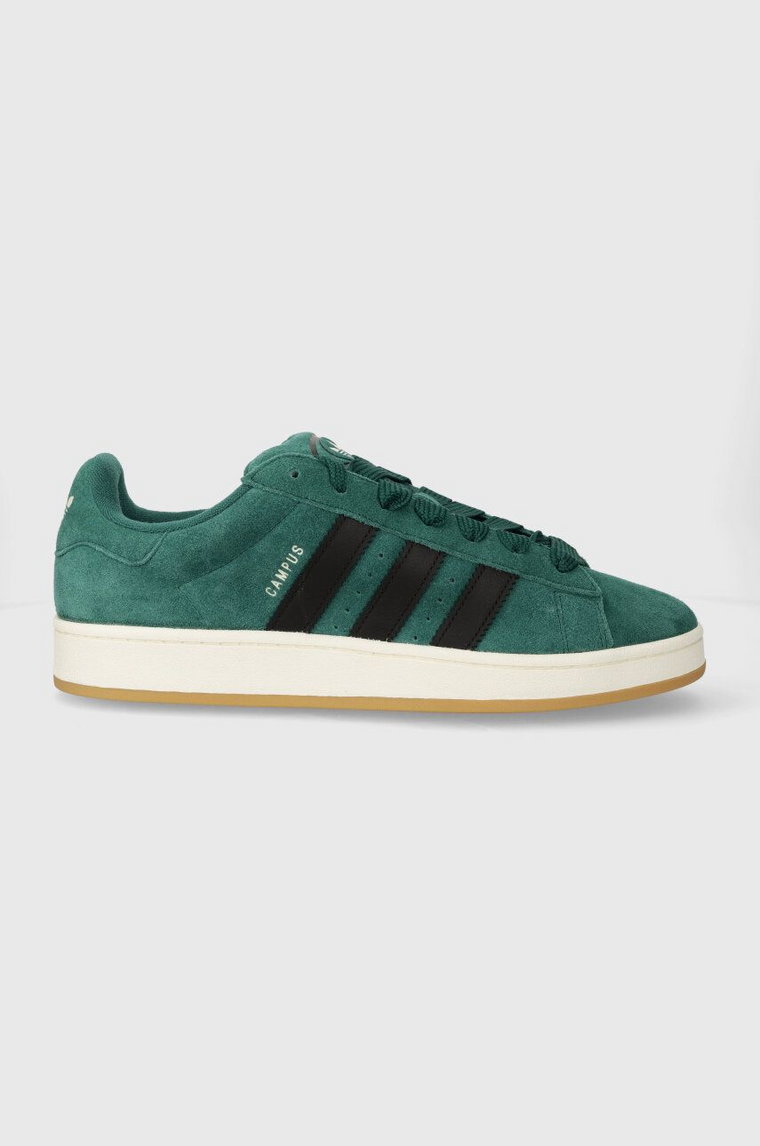 adidas Originals sneakersy zamszowe Campus 00s kolor zielony IF8763