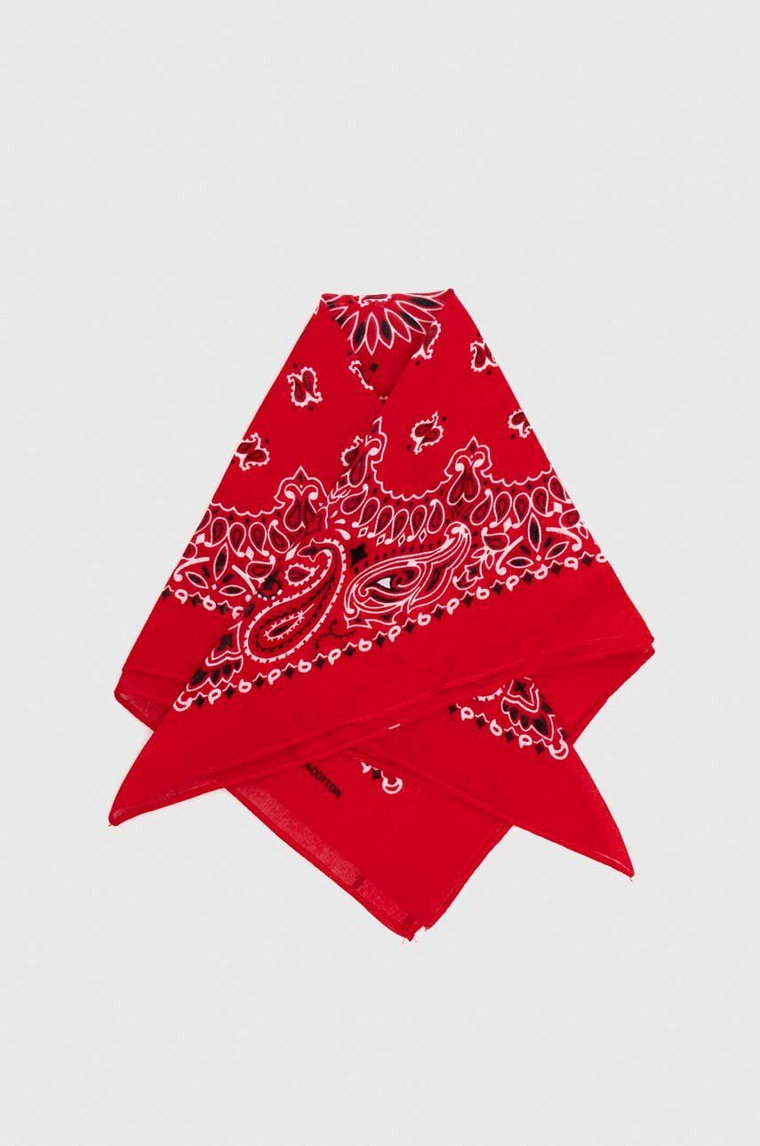 Medicine bandana bawełniana kolor czerwony