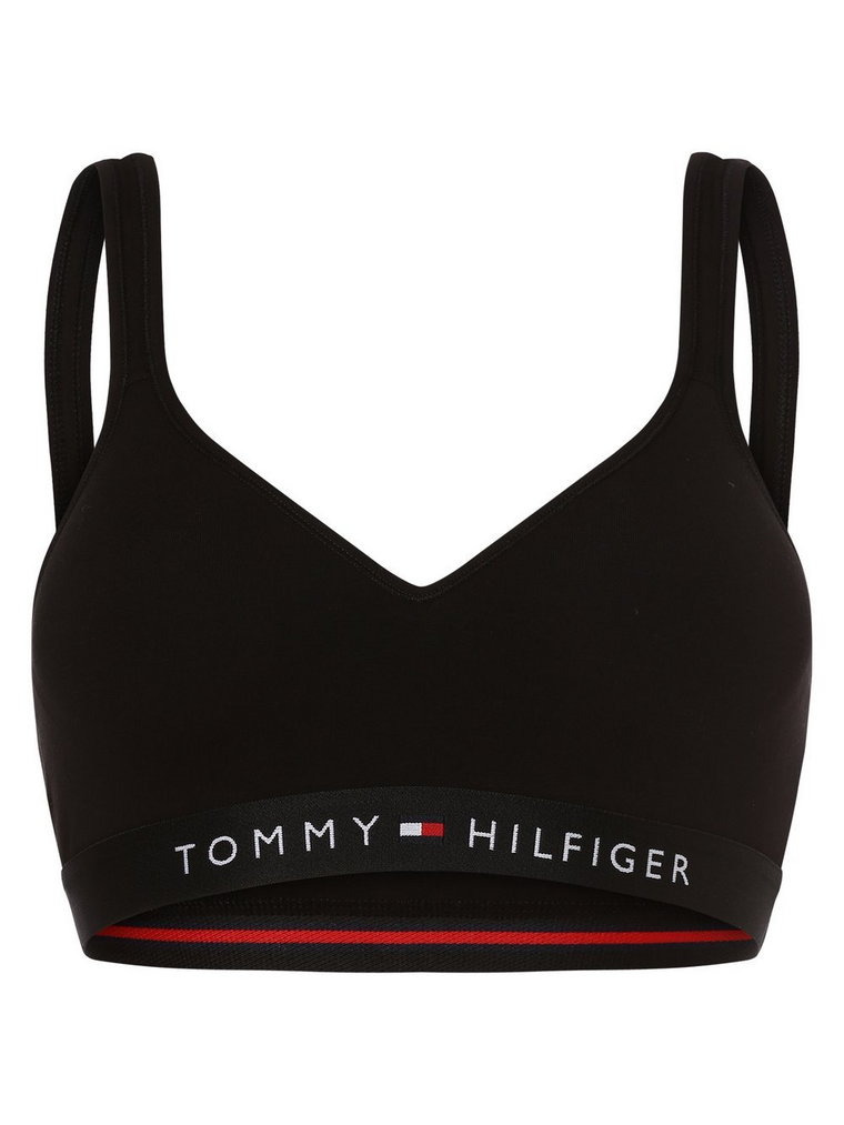 Tommy Hilfiger - Gorset damski  z wypełnieniem, czarny