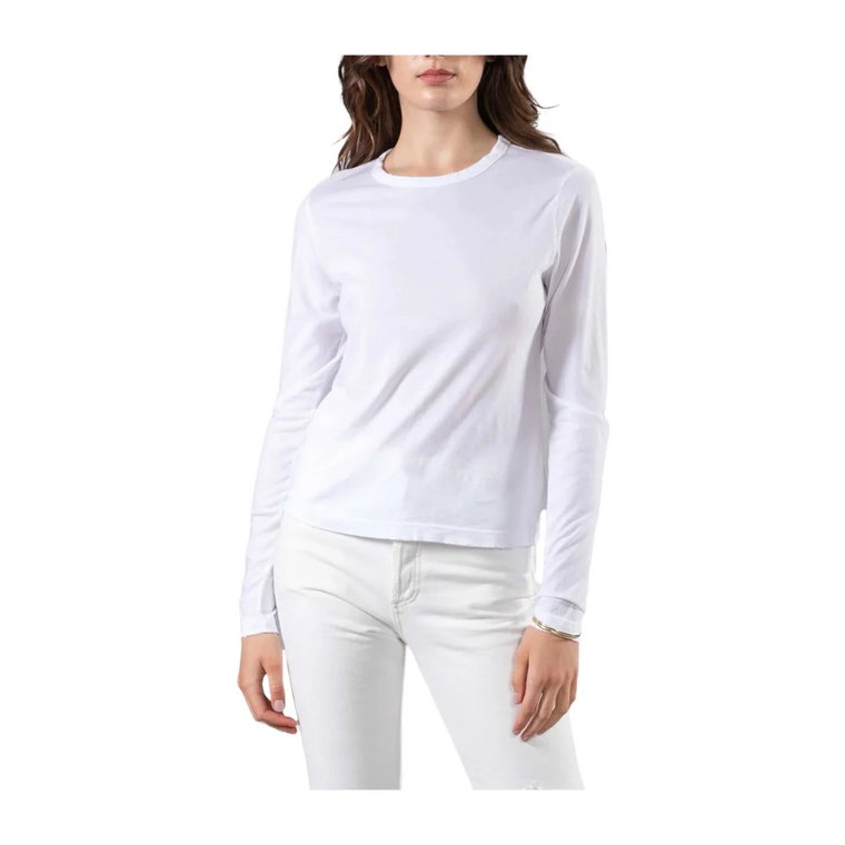 Biała Sweter z Okrągłym Dekoltem, Model W21101 09 RRD