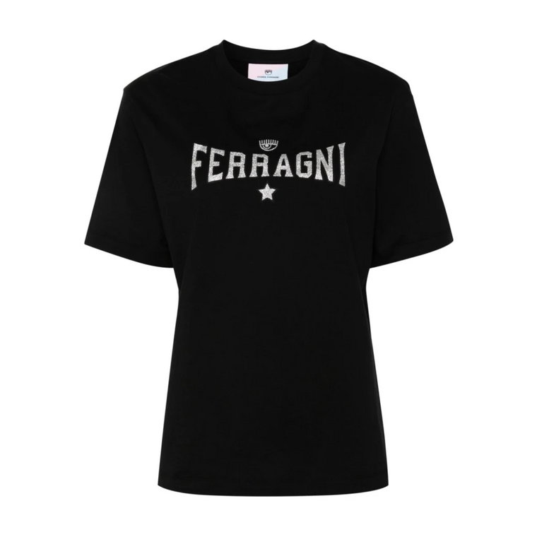 Czarne koszulki i pola Chiara Ferragni Chiara Ferragni Collection