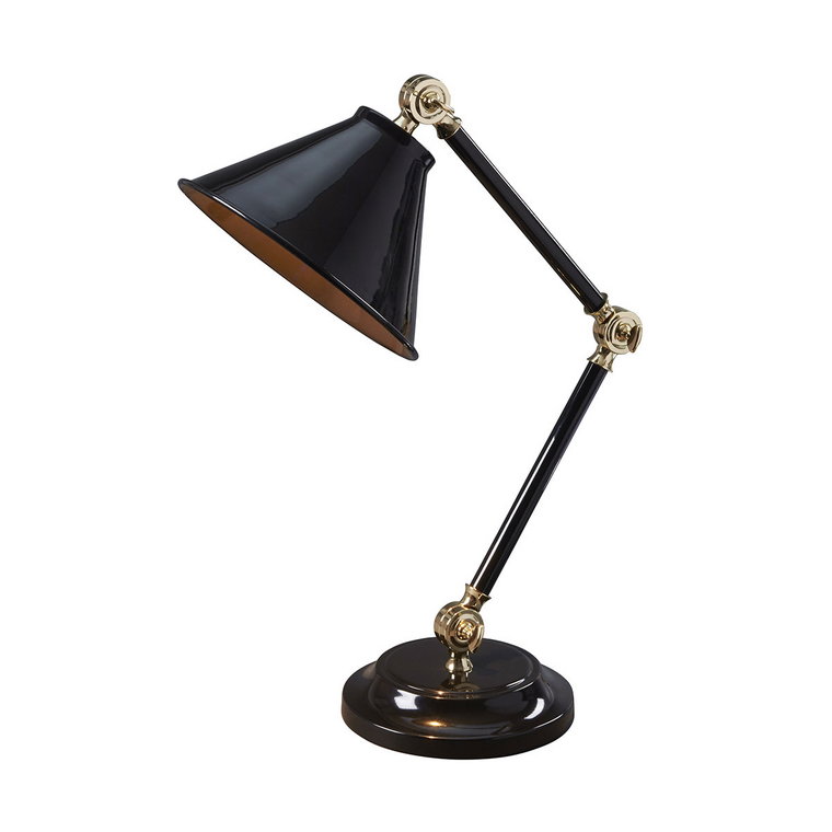 Lampa stołowa ELSTEAD LIGHTING Provence, 1x60W, E27, czarna, 52,3x21 cm