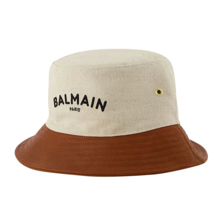 Stone/Brown Logo Hat - Balmain Balmain