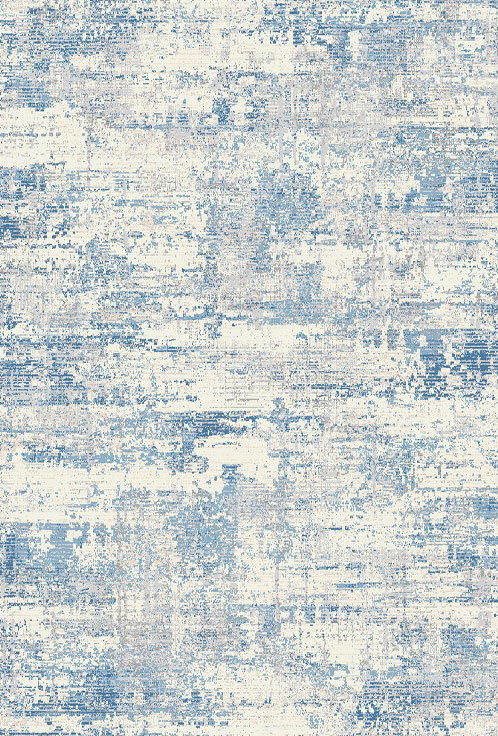 Prostokątny dywan nowoczesny w niebieski melanż - Izos 7X
