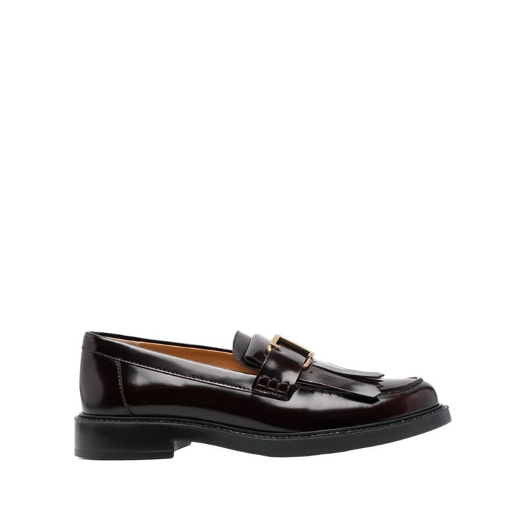 Bordeaux Tassel Moc Calf Band Tod's