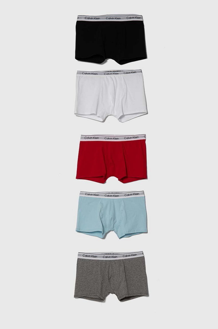 Calvin Klein Underwear bokserki dziecięce 5-pack kolor niebieski