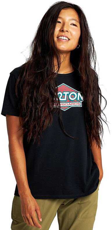 Burton BATCHELDER TRUE BLACK t-shirt damski - L