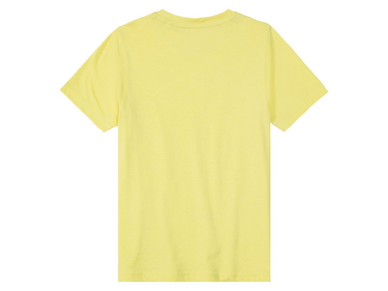 pepperts! T-shirt chłopięcy z bawełną, 3 sztuki (134/140, Żółty/ granatowy/ niebieski)