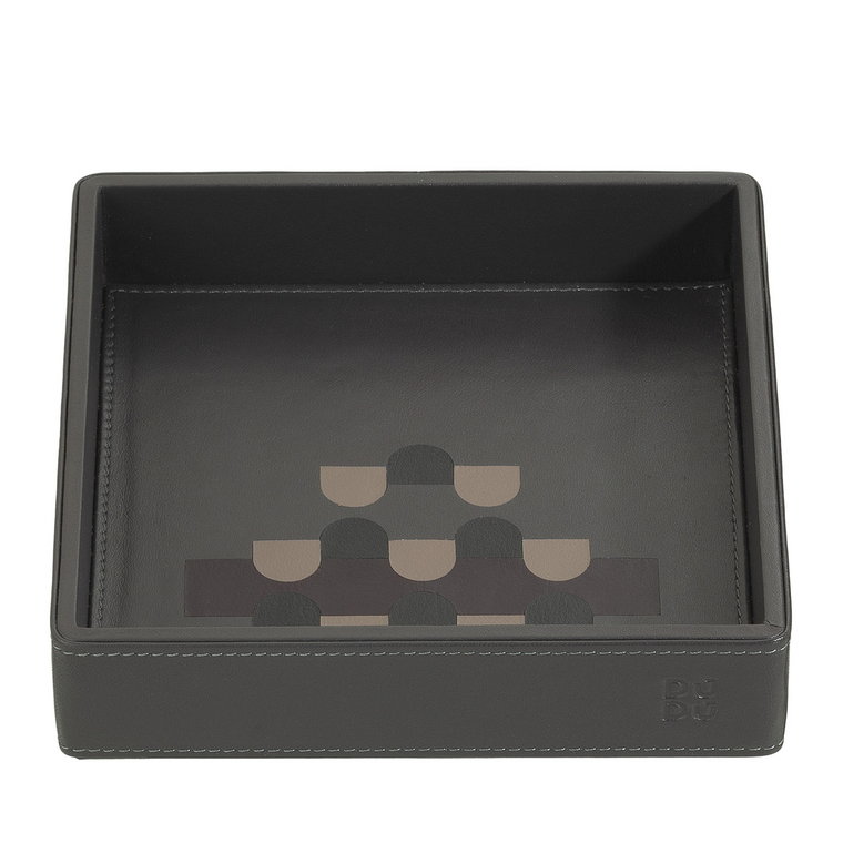 DUDU Valet Tray w kolorze skóry, Catchall, Tidy Tray Designer Storage, Home Entrance, 5,5x5,5 cala, na portfel, klucze i monety, pudełko upominkowe