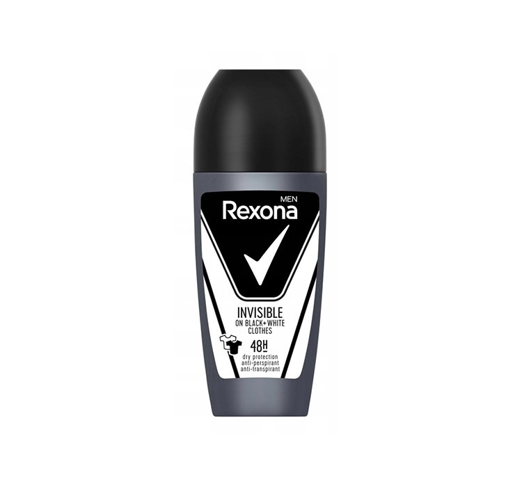 REXONA MEN INVISIBLE BLACK+WHITE ANTYPERSPIRANT W KULCE DLA MĘŻCZYZN 50ML